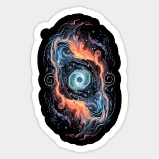 Infinite Galaxy Portal Sticker